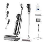 Tineco FLOOR ONE S5 COMBO POWER KIT 3-In-1 Smart Cordless Wet-Dry Vacuum Cleaner, Full-Size Vacuum and Handvac, Great For Sticky Messes And Pet Hair on Hard Floor, Lightweight, Quiet, Smart Display