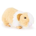 Zappi Co 100% Recycled Plush Guinea Pig Toy (15cm Length) Stuffed Soft Cuddly Eco Friendly animals Collection For New Born Child First kid