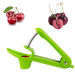 Cherry Pitter, Cherry Stoner Remover with Stainless Steel Rod, Olive Pitter, Cherry Pitter Tool, Cherry Pip Remover/Dates pitting Device, Portable Cherry Pitter Fruit Tool