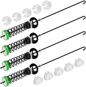 【Upgraded】W11130362 WTW5000DW2 WTW5000DW3 WTW5000DW1 MVWX655DW1 MVWC565FW1 Washer Suspension Rod Kit for Whirlpool Maytag Kenmore Washer - Replaces W10594080 W10735786 W10748956 W10780040