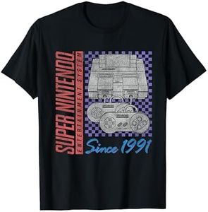 Super Nintendo Entertainment System Retro Faded 1991 Logo T-Shirt