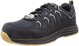 Skechers Men's Malad Ii ESD Composite Safety Toe Construction Shoe, Navy, 9 US