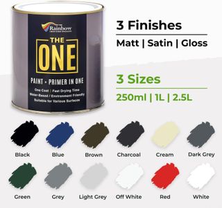 THE ONE White Satin Paint 250ml – Interior Multi-Surface Finish