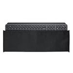 kwmobile Dust Cover Compatible with Logitech MX Keys Wireless - Computer Keyboard Protector Fabric Case - Black