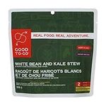 GOOD TO-GO White Bean and Kale Stew | Dehydrated Backpacking and Camping Food | Lightweight | Easy to Prepare (186g 2 Portions)