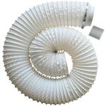 150mm / 6 inch Warm Air Exhaust Kit - Air Conditioner Venting Extension Kit