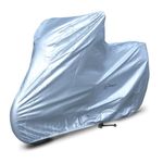 Neodrift 'SilverMax' Bike Cover Compatible with Royal Enfield Bullet 500 (All-Weather Motorcycle Protection, Water & UV Resistant, Dustproof, Windproof).