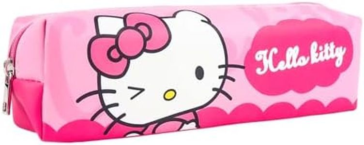 Cute Pencil Pouch for Girls, PU Leather Waterproof Kawaii Pencil Case for Kids with Zipper, Cartoon Anime Pencil Case for School, Kawaii Back to School Supplies, Gift for Over 3 Years Old (H)