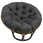 Blazing Needles 52-inch Indoor/Outdoor Papasan Cushion (Cushion Only) Cool Grey Specialty