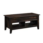 Sauder Dakota Pass Lift Top Coffee Table, Char Pine Finish