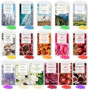 STRN Scented Wax Melts Wax Cubes, Long Lasting Scent Soy Wax Cubes for Warmer Wax Melts Candle Making Gift Set for Fall and Winter 16 Pack (16x2.5oz)