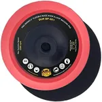 Dura-Gold Pro Series 6" Super Soft Flexible Edge Polishing Buffing Hook and Loop Backing Pad, 5/8" - 11 Threads - Rotary Polisher Buffer Backup Pad, Attach Foam Wool Buff Pads Automotive Car Detailing
