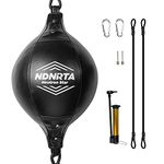 NDNRTA Double End Bag, (Classic Style Upgraded),Improve Reaction Speed, Boxing Equipment, Durable, Double End Punching Bags, Punching Bag, Home Gym, Floor to Ceiling, for Boxing