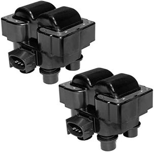 MAS Set of 2 Ignition Coil Pack Compatible with Ford Contour E-150 Escort Explorer Mustang Ranger Town Car Mark VIII Replacement for FD487