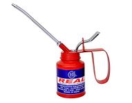 REAL stf Steel Oil Can (Wesco Type) with Rigid/Fix Spout 1/4 Pint