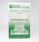 Slick Paper Silicone Release Paper 8.5 x 14"