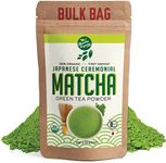 Premium Japanese Ceremonial Matcha Green Tea Powder - 1st Harvest HIGHEST Grade - USDA & JAS Organic - From Japan - Perfect for Starbucks Latte, Shake, Smoothies & Baking (3.53oz / 100g)