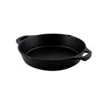 Bhagya Cast Iron Cookware Pre-Seasoned Large/Heavy Skillet/Fry Pan (12 inches Looped)