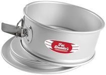 Fat Daddio's Anodized Aluminum Springform Cake Pans 8 x 3 Inch Silver