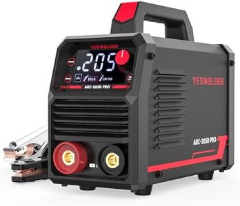 YESWELDER 205A Poste à souder à électrodes 230V MMA/Lift TIG Poste à Souder ARC Grand écran LED Soudeur à l'arc Hot Start IGBT Inverter Anti-Stick