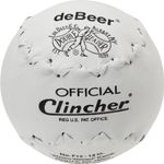 Rawlings Official Debeer Clincher White Ball Softball, 12 Count, F12