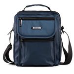 Zuphrie Man Bag Mens Crossbody Shoulder Bag with Handle Waterproof Nylon Messenger Bag Small Travel Tablet Bag 20x26x8 cm (Blue)