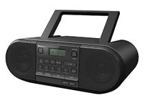 Panasonic RX-D552 Hifi Sound System with DAB,DAB+ & FM, Portable speaker, CD player, playback with USB, Bluetooth, 20W - Black