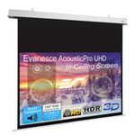 Elite Screens Evanesce, 106-inch 16:9, Sound Transparent in-Ceiling Projection Projector Screen, IHOME106H2-E14-AUHD