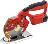 Hercules RK-BAT-100 5-Speed Cordless Electric Rotary Cutter for Cloth, Leather, Natural and Synthetic Fabrics – 4 Inch Single & Multi-Layer Round Knife Cutting Machine