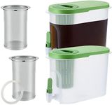 2 Pcs Cold Brew Maker 1 Gallon Plas