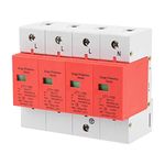 4 Poles Surge Protective Device 60-100KA 420vAC Low-Voltage Industrial Surge Protector Lightning Arrester