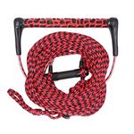 Obcursco Wakeboard Rope,70FT Water Sport Line with EVA Handle. Ideal for Water ski, Wakeboard, Kneeboard (Wakeboard Rope 02)