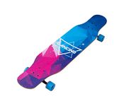 IRIS Drop Through Long-Board - Maple Skateboard with Dancing Graphic Design - Complete Skateboard Cruiser for Cruising, Carving, Free-Style and Downhill, 42 Inch x 9.5 Inch (L*W)