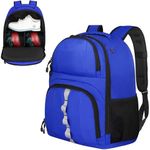 2 Ball Bowling Backpack,Bowling Ball Bag with Shoe Compartment & Portective Foam Padded, Fits Bowling Shoes Up to US Mens Size 16 and Accessories