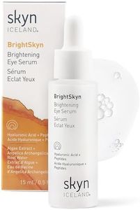 Skyn ICELAND BrightSkyn Brightening Eye Serum, Lightweight Peptide and Arctic Algae Treatment for Wrinkles, Puffiness, and Dark Circles. Hydrates, Firms, and Smooths the Under-Eye Area, 0.4 fl oz