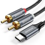 ZOOAUX USB C to RCA Audio Cable, Ty