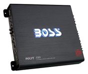 BOSS Audio R3004 Riot 1200 Watt, 4 Channel, 2/4 Ohm Stable Class A/B, Full Range, Bridgeable, MOSFET Car Amplifier with Remote Subwoofer Control