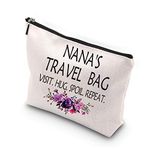 Nana Gift Nana Birthday Mother’s Day Gift Grandma Cosmetics Bag Toiletry Bag for Traveling (Travel Nana CA)