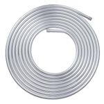 1/2" OD Aluminum Coiled Tubing, CYIWPH Seamless Round Pipe 1060, 0.04" Wall Thickness, Refrigeration Tubing, Fuel Line, Automotive Oil Pipe, Compressor Tube, 10Ft