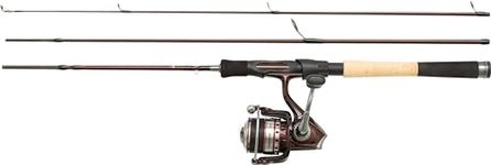 Abu Garcia Tormentor Spinning Combo, Fishing Rod and Reel Combo, Ready to fish setup - Berkley Fireline Ultra 8 Braided Line, Predator Fishing,Pike/Perch/Zander, Unisex, Black^Beige, 2.74m | 15-45g