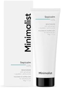 Minimalist 3% Sepicalm + Oats Moisturizer For Face | Lightweight Moisturizer For Oily, Acne Prone Skin | Non-Comedogenic and Fragrance Free, 1.7 Ounce (Pack Of 1)