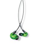 Shure SE215 Special Edition PRO Wired Earbuds - Professional Sound Isolating Earphones, Clear Sound & Deep Bass, Single Dynamic MicroDriver, Great for Music, Gaming, & Calls - Green