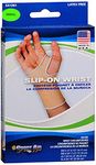 Sportaid Wrist Brace Slip-On, Beige, Small - 1 ea