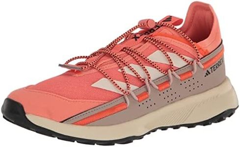 adidas Women's Terrex Voyager 21 Trail Running Shoe - Hiking Shoe, Coral Fusion/Wonder White/Wonder Taupe, 8 US