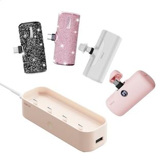 iWALK Portable Charger 4 pcs with Charger Station