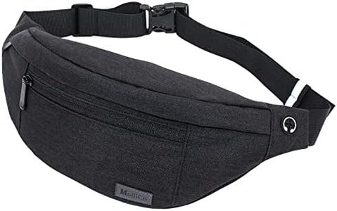 MOBICO Large Crossbody Fanny Pack with 4-Zipper Pockets,Gifts for Enjoy Sports Festival Workout Traveling Hiking Running Casual Hands-Free Wallets Waist Pack Phone Bag Carrying All Phones