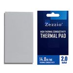 Zezzio New 14.8 W/mK Silicone Thermal Pad for Heatsink GPU CPU RAM SSD LED Cooler IC Chipset Cooling