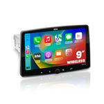 BOSS Audio Systems BVCPA9W Car Stereo, Wireless Apple CarPlay & Android Auto, 9 Inch Single Din Touchscreen, Bluetooth Audio and Calling Head Unit, No CD DVD Player, Radio Receiver