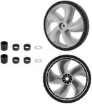 Parts Camp Lawn Mower Wheels 12 Inch Rear Wheel For Arnold 490-324-0002 12x1.75" Plastic Wheel Walk-Behind Mowers 2 Pack