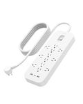 Belkin 12-Outlet Surge Protector Power Strip w/ 12 AC Outlets, 2 USB-A Ports, and 1 USB-C Port, 6ft Cable, UL-Listed w/Overload & Overvoltage Protection + On/Off Switch - 4,000 Joules of Protection